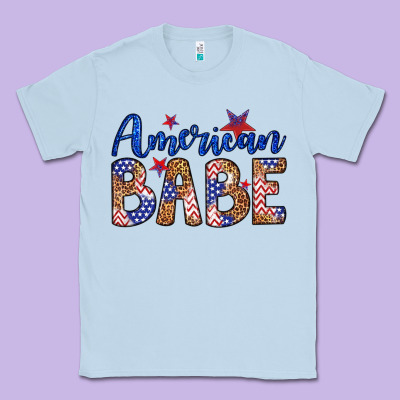 American Babe Classic Tee Designed By Lillyallendesigns