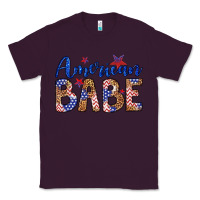 Plum american babe Classic Tee - LillyAllenDesigns