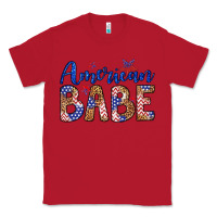 Red american babe Classic Tee - LillyAllenDesigns