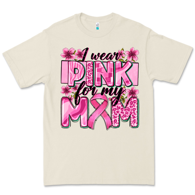 I Wear Pink For My Mom Premium Tee by Zillion Design Studio | Teevron