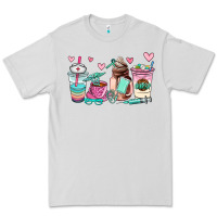 Dove Grey nurse  coffee cup Premium Tee - AdoDesignShop