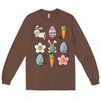 Chestnut easter doodles Long Sleeve Tee - MaliasSmallBusiness