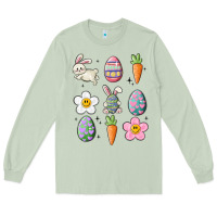 Matcha easter doodles Long Sleeve Tee - MaliasSmallBusiness