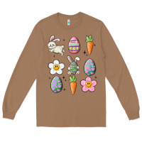 Toasted Coconut easter doodles Long Sleeve Tee - MaliasSmallBusiness