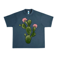 Midnight Navy cactus 2 Urban Heavy Tee - JahusDesignShop