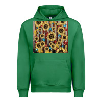 America Flag Sunflower Star Tumbler Urban Hoodie | Teevron