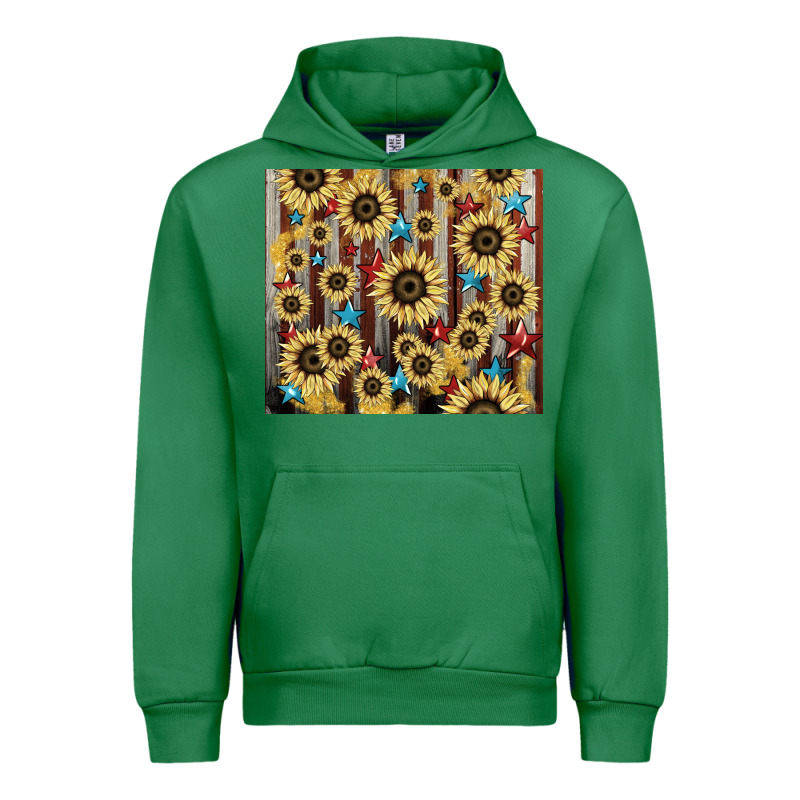 America Flag Sunflower Star Tumbler Urban Hoodie by HowdyJamesFarm | Teevron