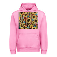 Fuchsia Pink America flag sunflower star tumbler Urban Hoodie - HowdyJamesFarm