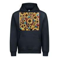 Navy America flag sunflower star tumbler Urban Hoodie - HowdyJamesFarm