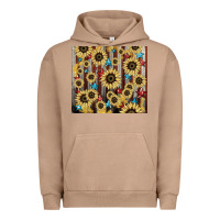 Pigment Burro America flag sunflower star tumbler Urban Hoodie - HowdyJamesFarm