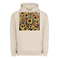 Pigment French Oak America flag sunflower star tumbler Urban Hoodie - HowdyJamesFarm