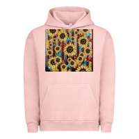 Pigment Salmon America flag sunflower star tumbler Urban Hoodie - HowdyJamesFarm