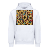 White America flag sunflower star tumbler Urban Hoodie - HowdyJamesFarm