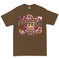 Cacao i run on caffeine and kisses Premium Tee - Zillion Design Studio