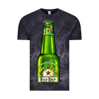Cloud Black green beer Vintage Tee - AdoDesignShop