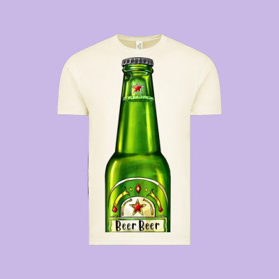 Green Beer Vintage Tee Designed By Adodesignshop