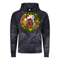 Cloud Black Christmas horse Vintage Hoodie - Artiststas