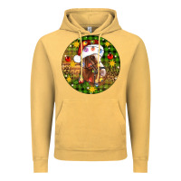 Vintage Mustard Christmas horse Vintage Hoodie - Artiststas