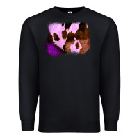 Black Purple Western Wood Cowhide Frame Premium Sweatshirt - Bettercallsaul