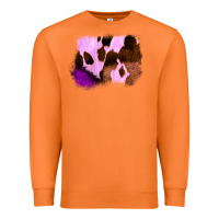 Carrot Purple Western Wood Cowhide Frame Premium Sweatshirt - Bettercallsaul