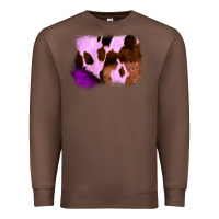 Chestnut Purple Western Wood Cowhide Frame Premium Sweatshirt - Bettercallsaul