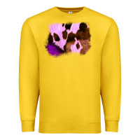 Lemon Purple Western Wood Cowhide Frame Premium Sweatshirt - Bettercallsaul