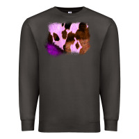 Smoke Purple Western Wood Cowhide Frame Premium Sweatshirt - Bettercallsaul