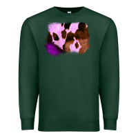 Sports Green Purple Western Wood Cowhide Frame Premium Sweatshirt - Bettercallsaul