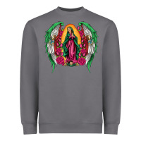 Storm mexican flag wings our lady of guadalupe Heavyweight Sweatshirt - Artiststas