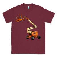 Burgundy Boom Lift Classic Tee - LillyAllenDesigns