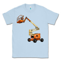 Dusty Blue Boom Lift Classic Tee - LillyAllenDesigns