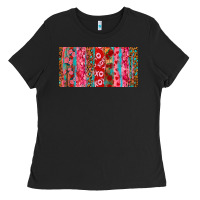 Black Love brushstrokes xoxo leopard and turquoise Ladies Tee - RanaPortraitStore