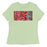 Matcha Love brushstrokes xoxo leopard and turquoise Ladies Tee - RanaPortraitStore
