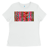 White Love brushstrokes xoxo leopard and turquoise Ladies Tee - RanaPortraitStore
