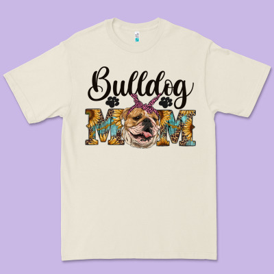 Western Bulldog Mom Premium Tee Designed By Ranaportraitstore
