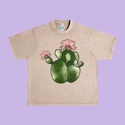 Cactus Urban Heavy Tee Designed By Jahusdesignshop