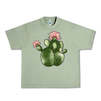Oil Green cactus Urban Heavy Tee - JahusDesignShop