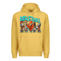 Antique Gold Basketball Mom Premium Hoodie - NancyCooperArtShop