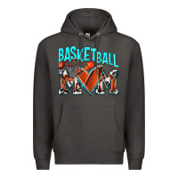 Smoke Basketball Mom Premium Hoodie - NancyCooperArtShop