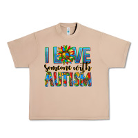Burro ı love someone with autism Urban Heavy Tee - AdoDesignShop
