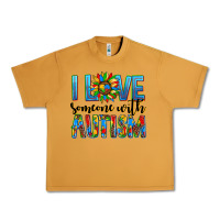 Peanut Butter ı love someone with autism Urban Heavy Tee - AdoDesignShop