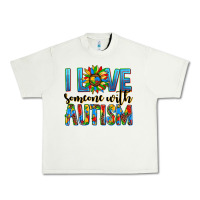Pistachio ı love someone with autism Urban Heavy Tee - AdoDesignShop