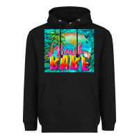 Black beach babe Heavyweight Hoodie - BarkalooDesign