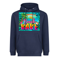 Navy beach babe Heavyweight Hoodie - BarkalooDesign