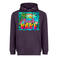 Plum beach babe Heavyweight Hoodie - BarkalooDesign