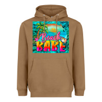 Toasted Coconut beach babe Heavyweight Hoodie - BarkalooDesign