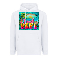 White beach babe Heavyweight Hoodie - BarkalooDesign