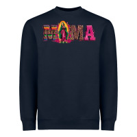 Navy mama our lady of guadalupe Heavyweight Sweatshirt - Artiststas