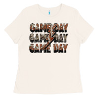 Bone game day game day football lightning bolt Ladies Tee - Zillion Design Studio