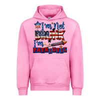 Fuchsia Pink I'm not drunk i'm patriotic 4th of july Urban Hoodie - CowGirlArtShop